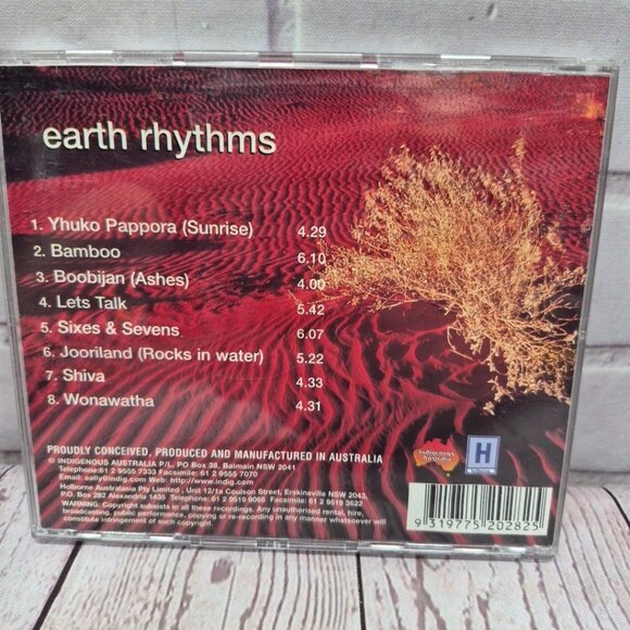 Earth Rhythms by Ash Dargan, Didgeridoo, Australian Aboriginal Music CD - Picture 2 of 4